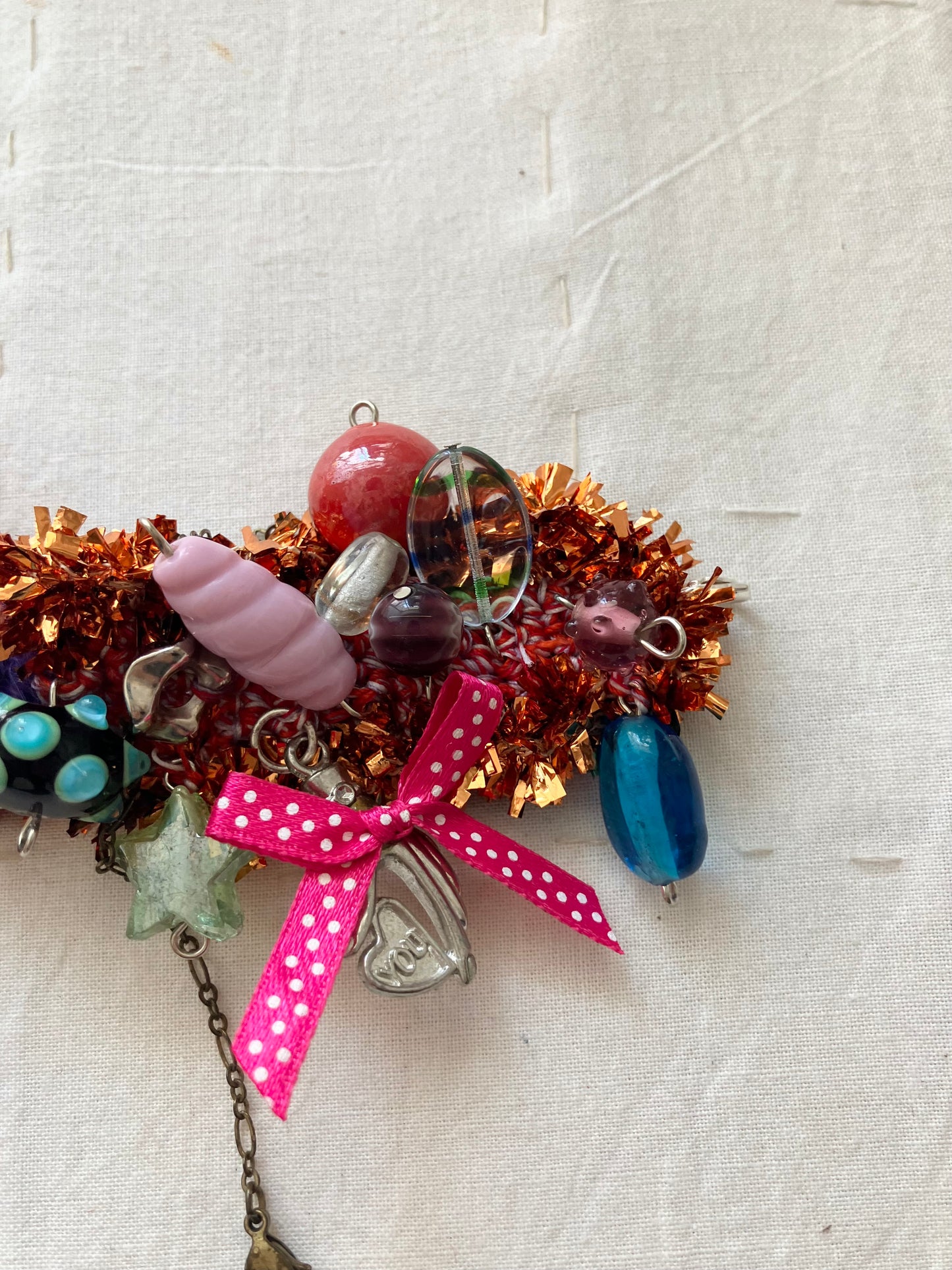 MATHILDE HIRON - Grigri Bracelet in Orange Garland 2