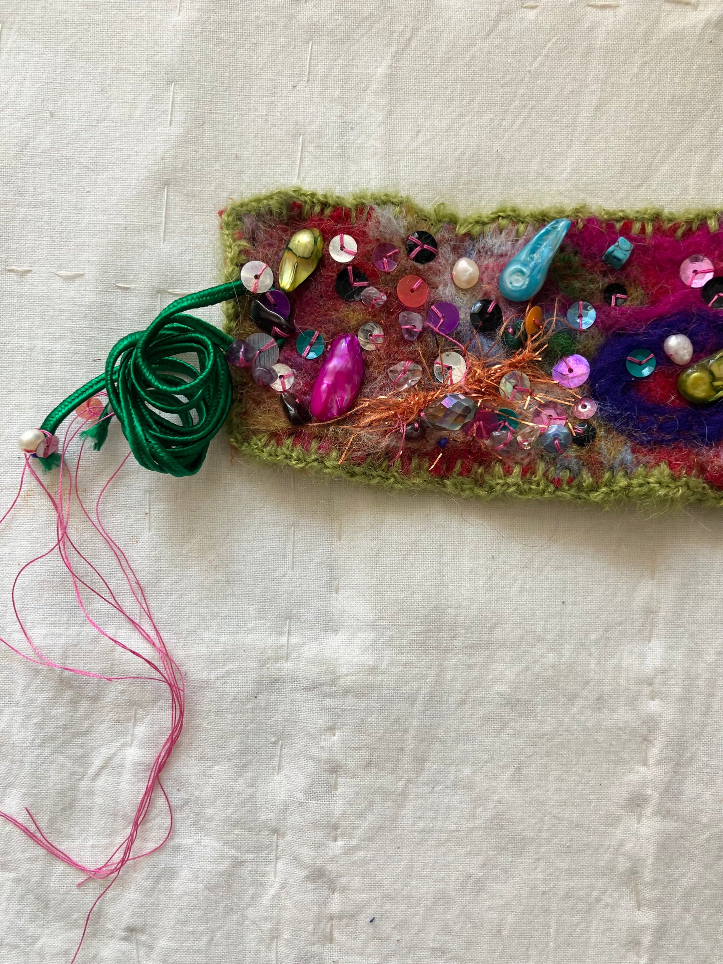 MATHILDE HIRON - Millefiori Felt bracelet 2