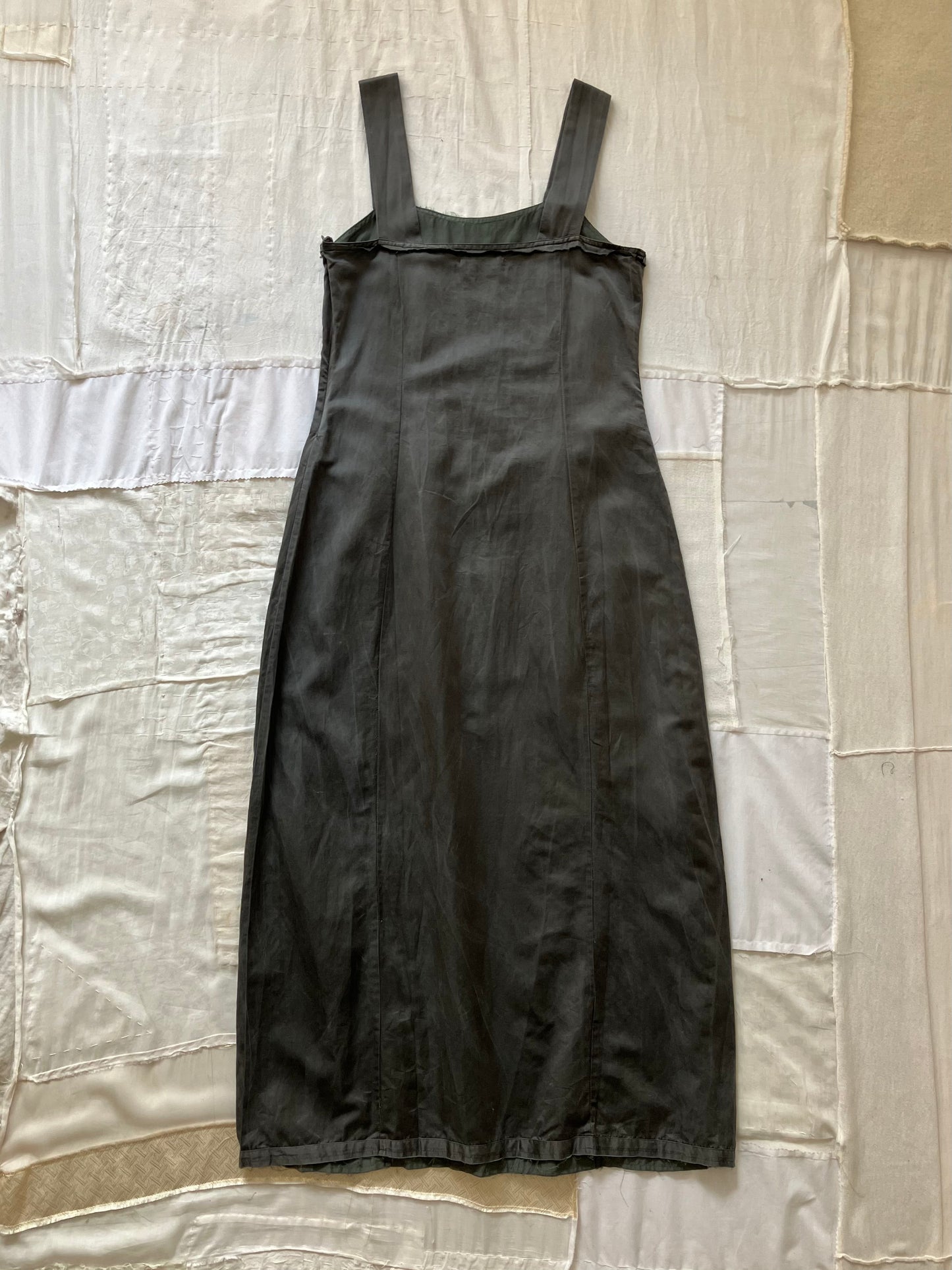 sula - wide strap dress - beluga