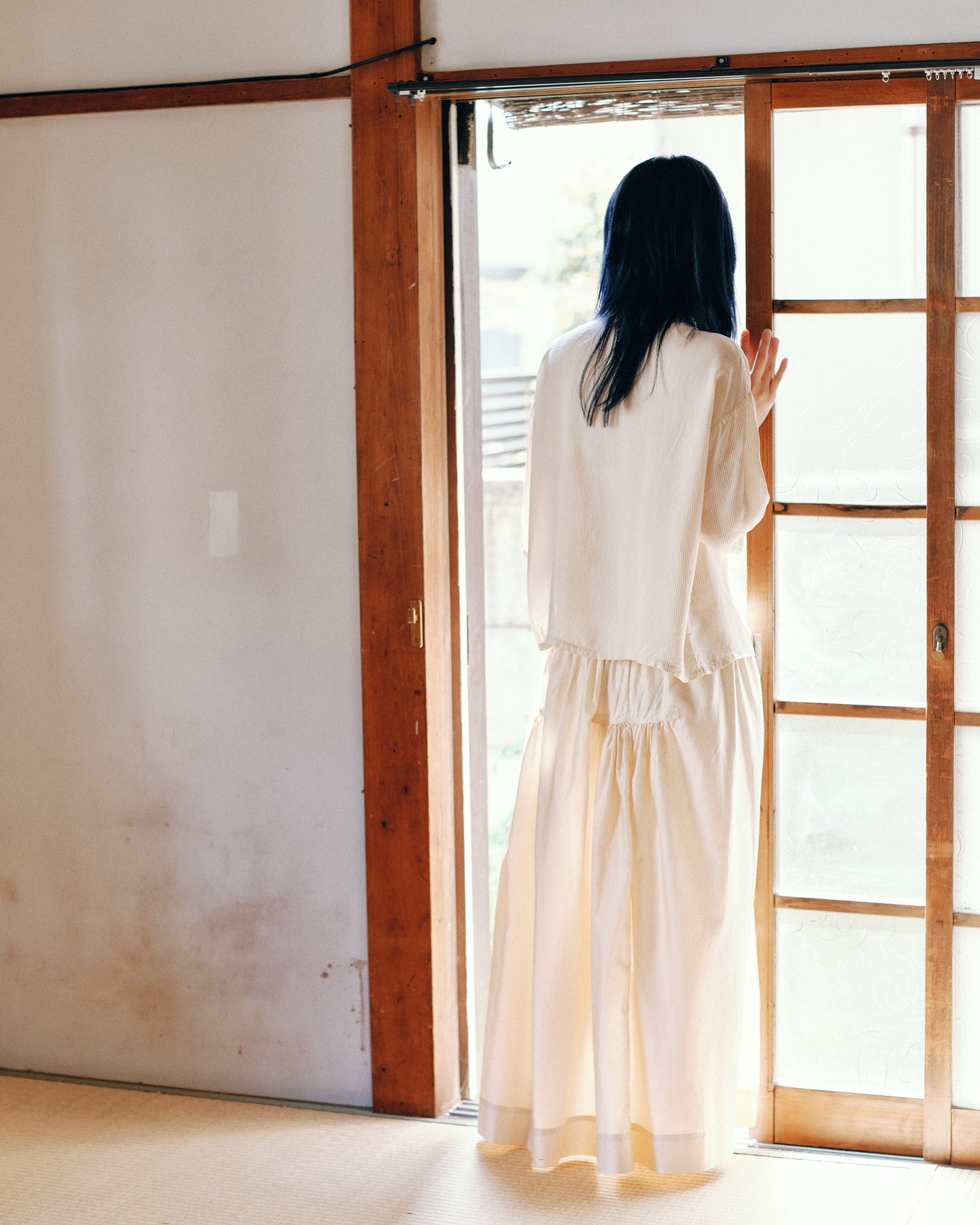 sula - new frida skirt - biscotti