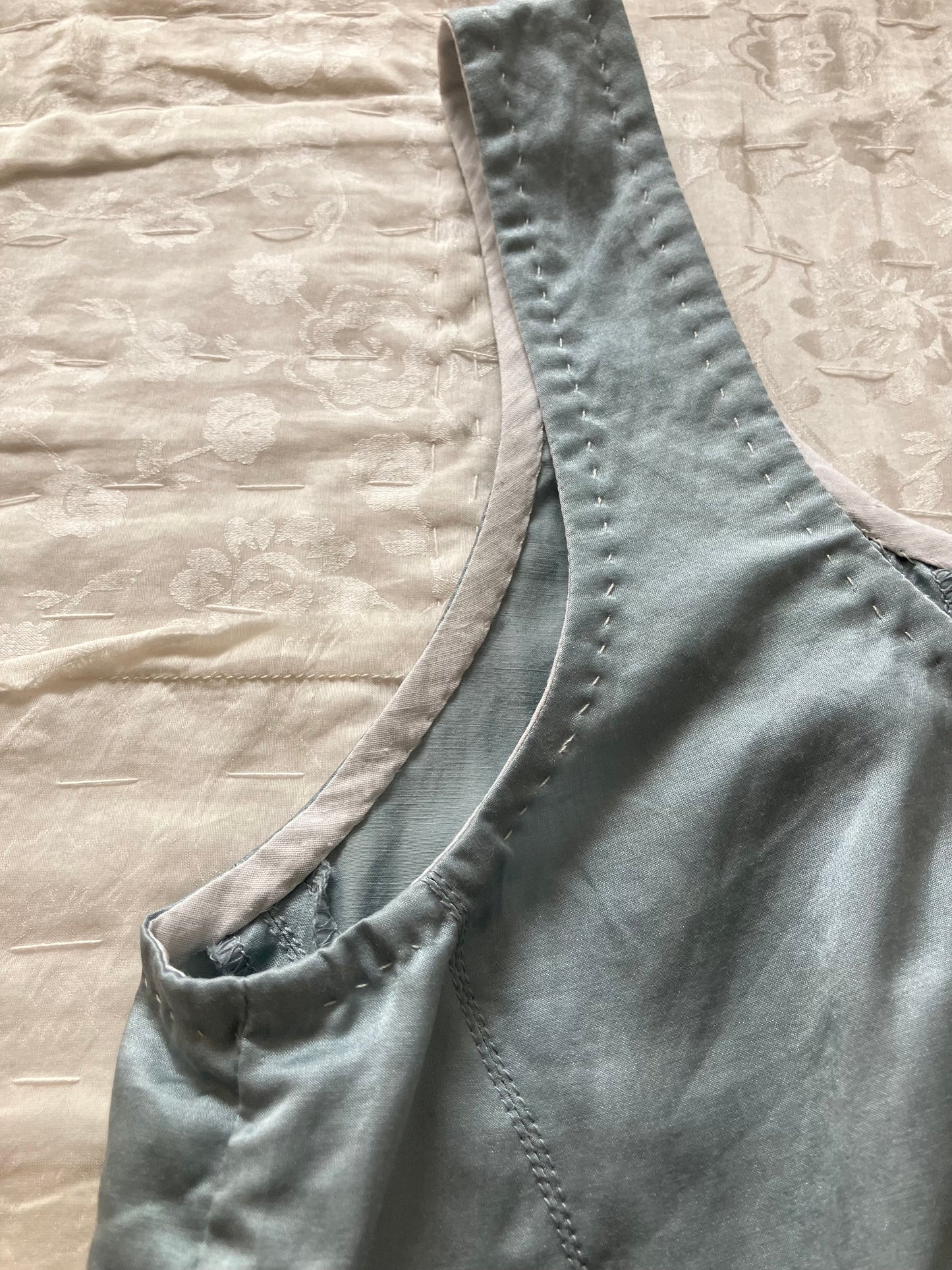 sula - corset top - pearl-blue