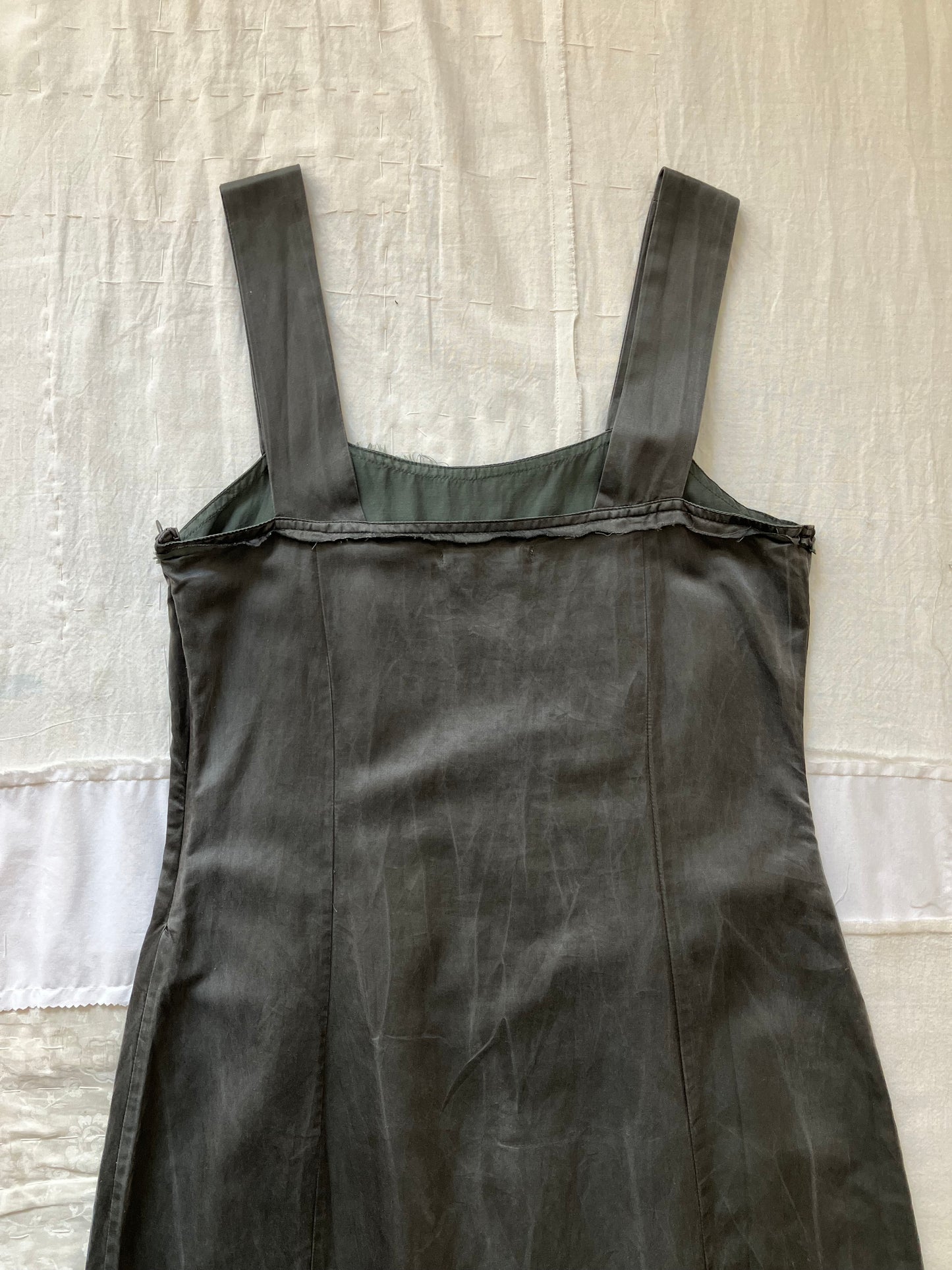 sula - wide strap dress - beluga