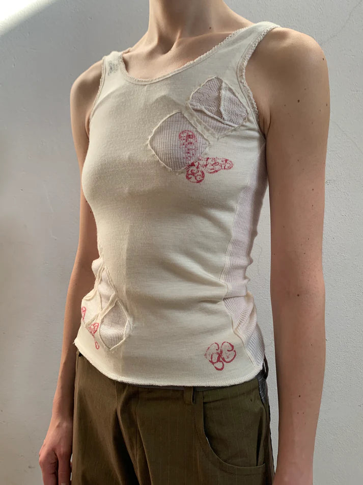 garbage core - STAMP TANK TOP