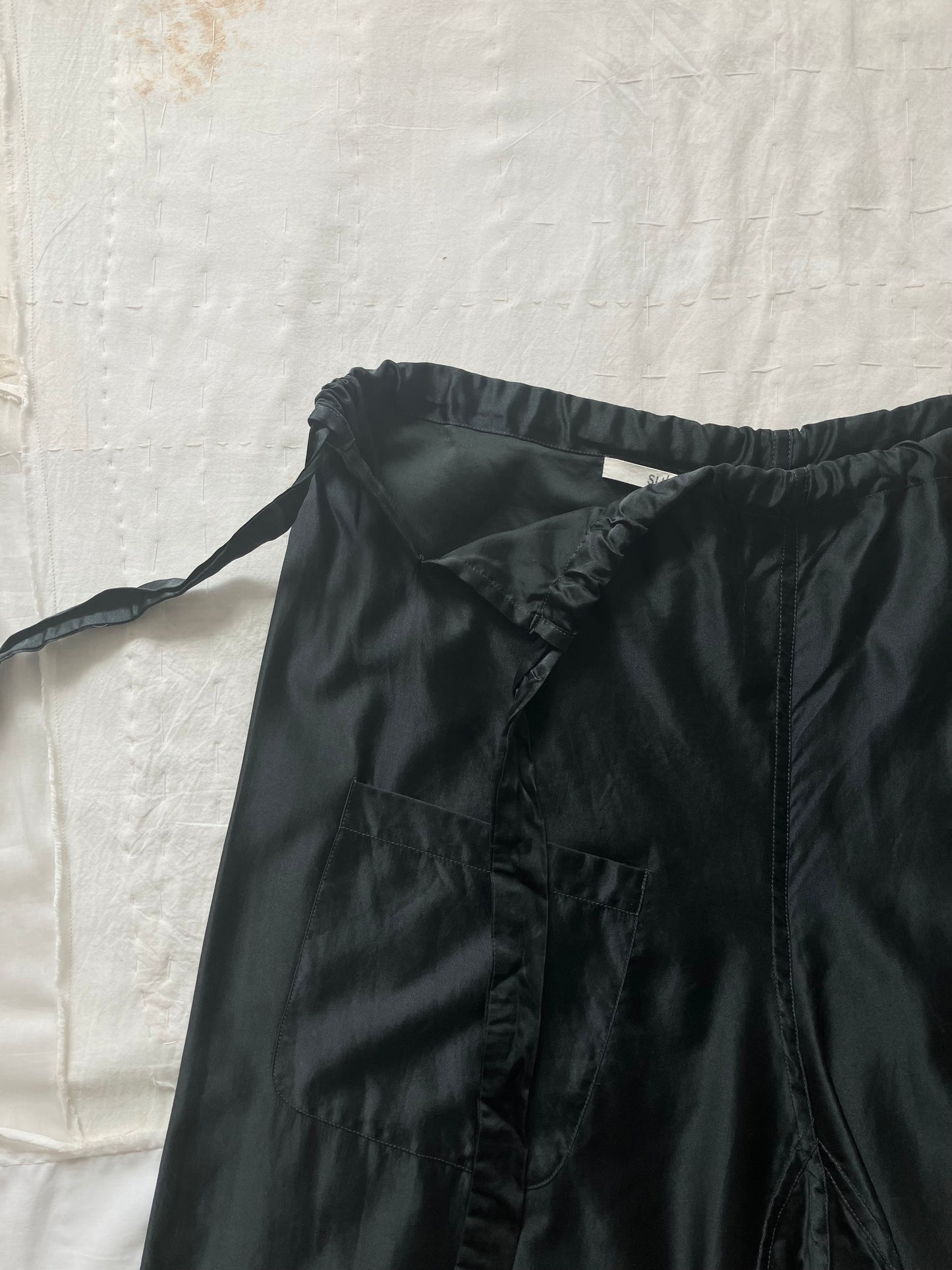 sula - wide leg japan pants - jet set
