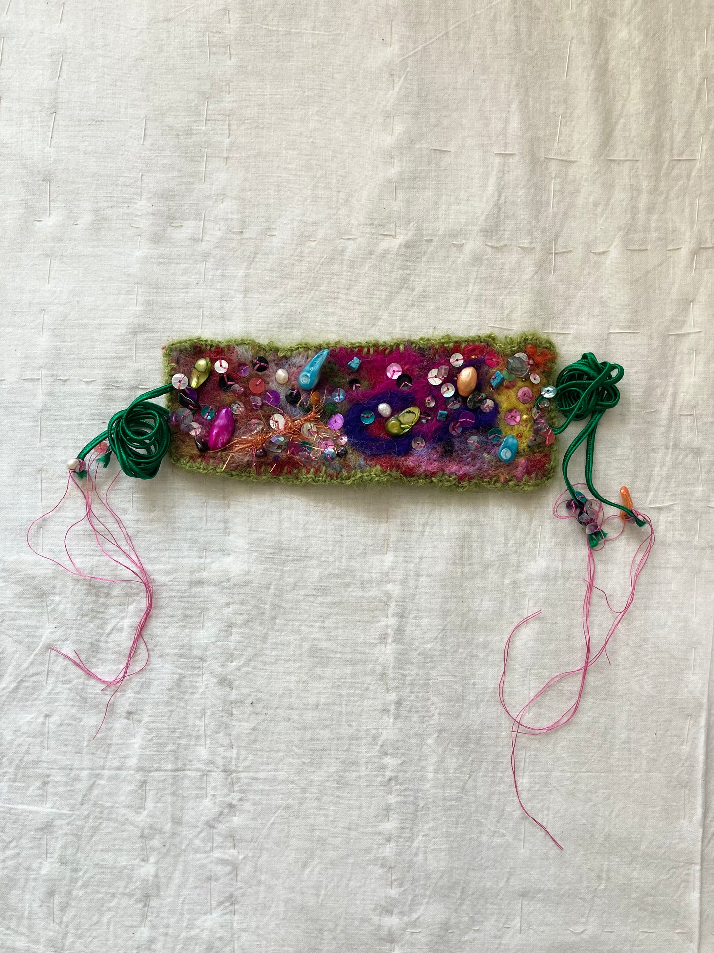 MATHILDE HIRON - Millefiori Felt bracelet 2