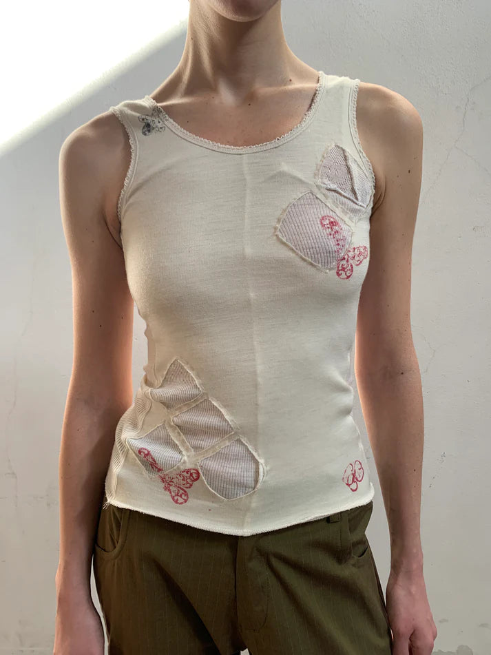 garbage core - STAMP TANK TOP