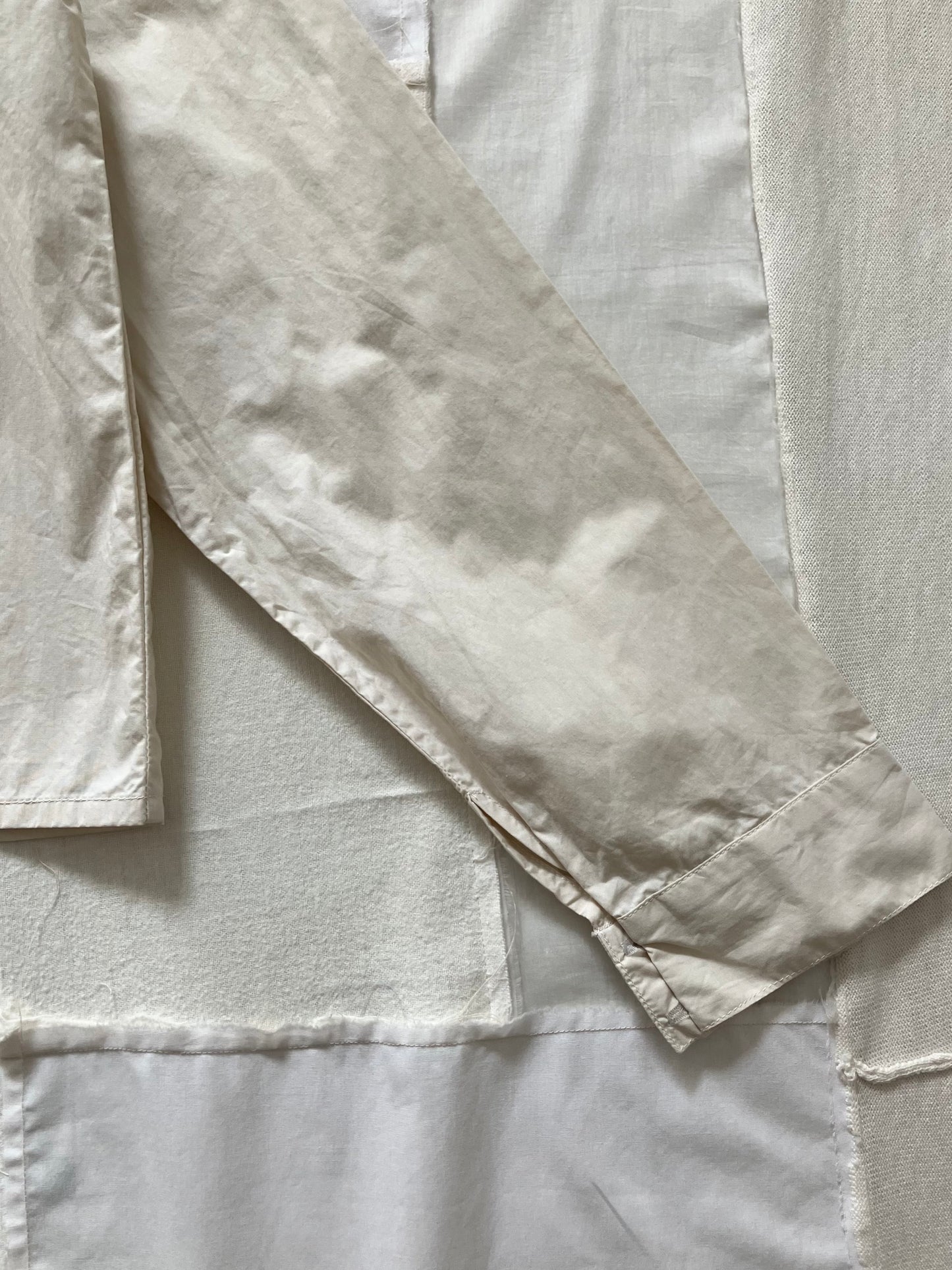 sula - pucked collar blouse - alabaster