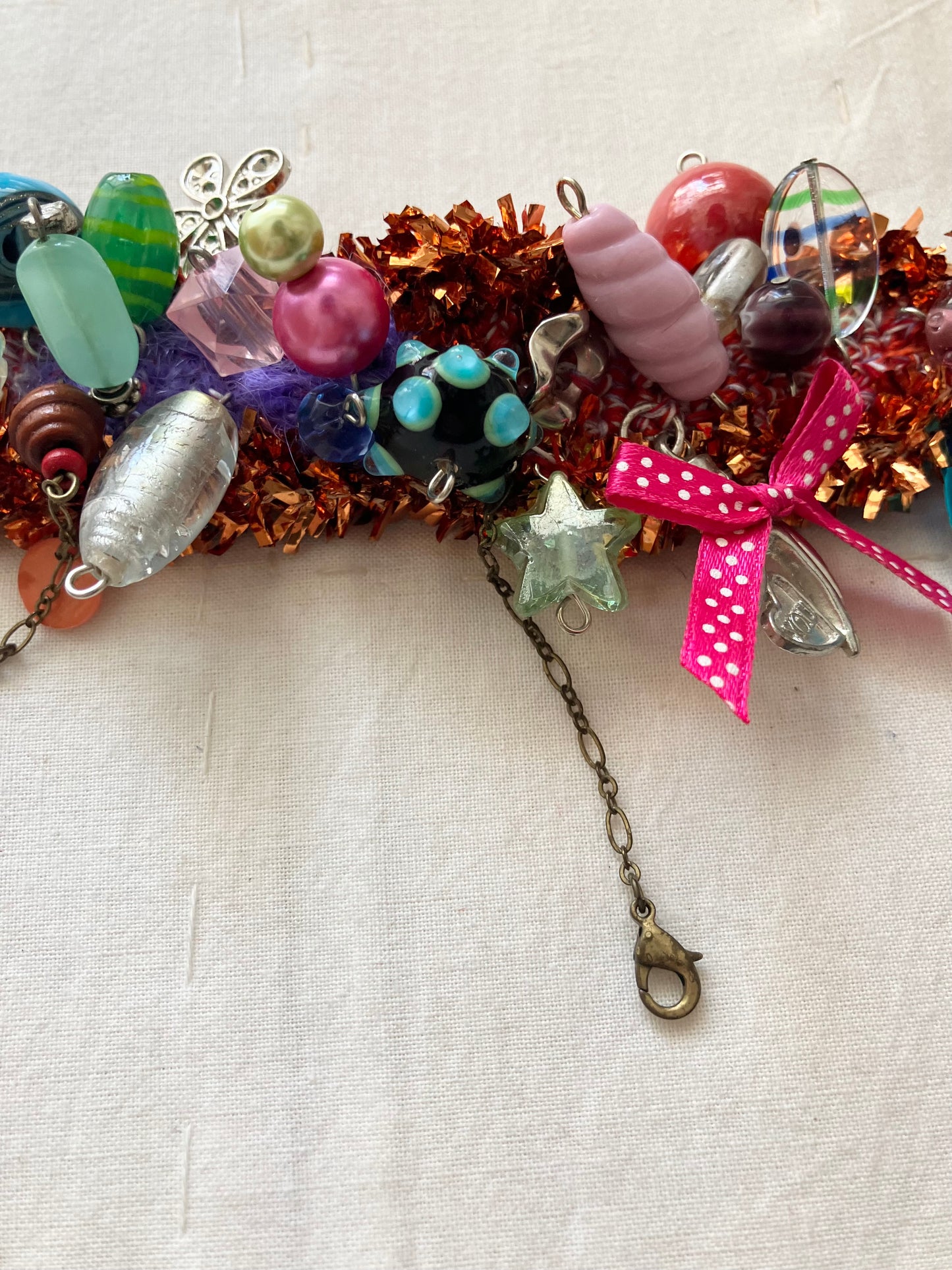 MATHILDE HIRON - Grigri Bracelet in Orange Garland 2