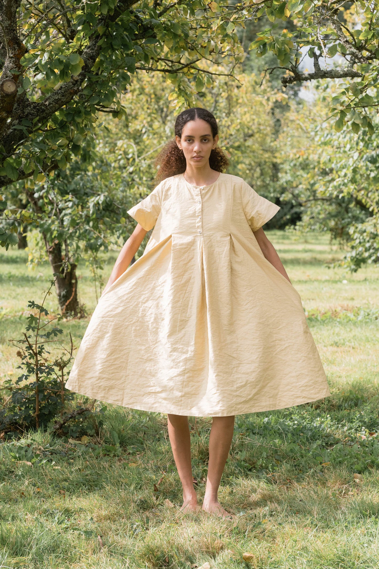 sula - dolls dress - cotton belice - biscotti