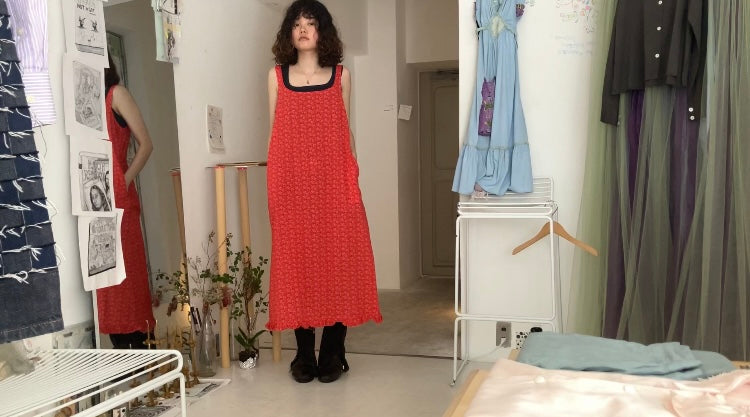 【Pre-loved】sula - frill hem dress