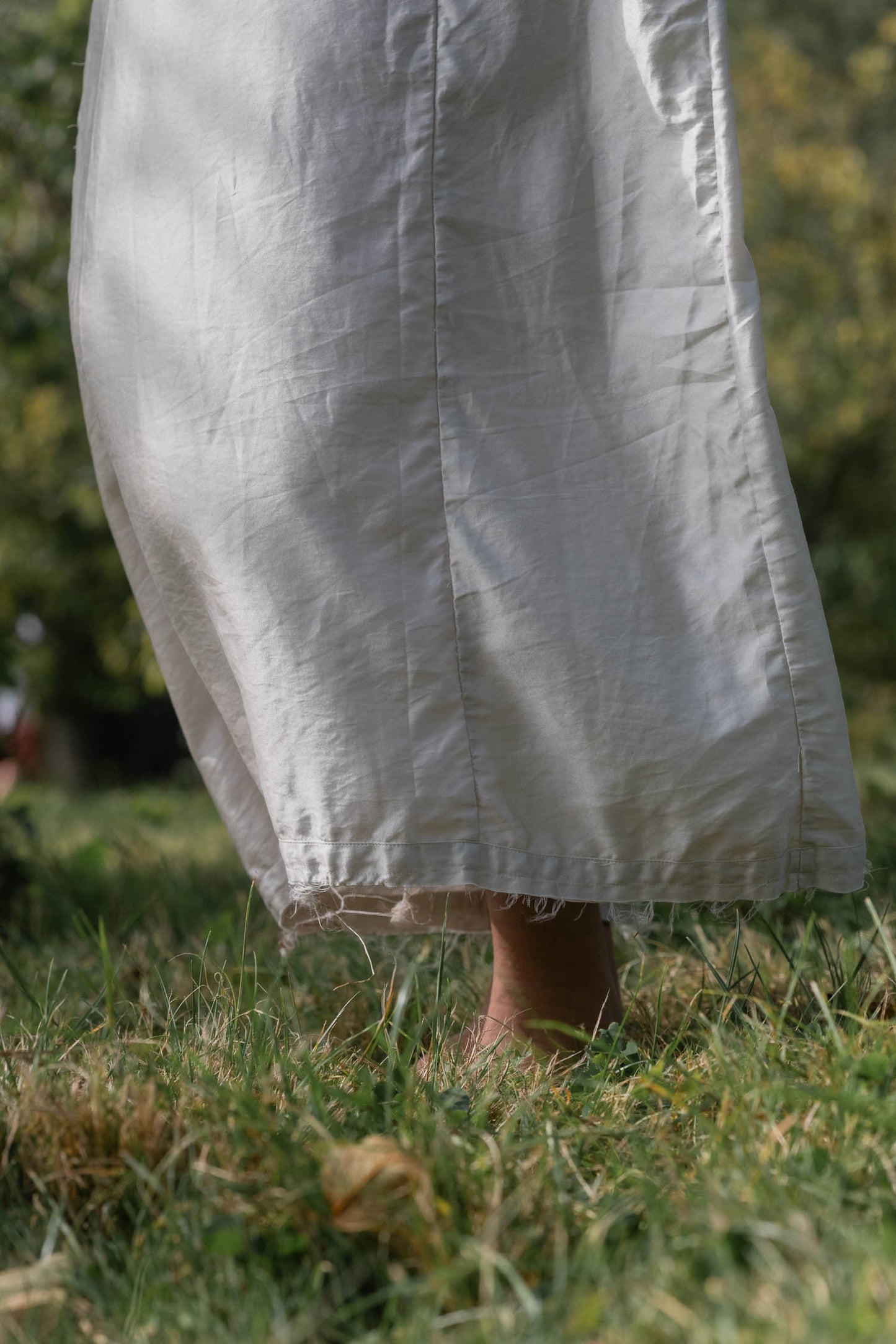sula - wide strap dress - pearl-blue