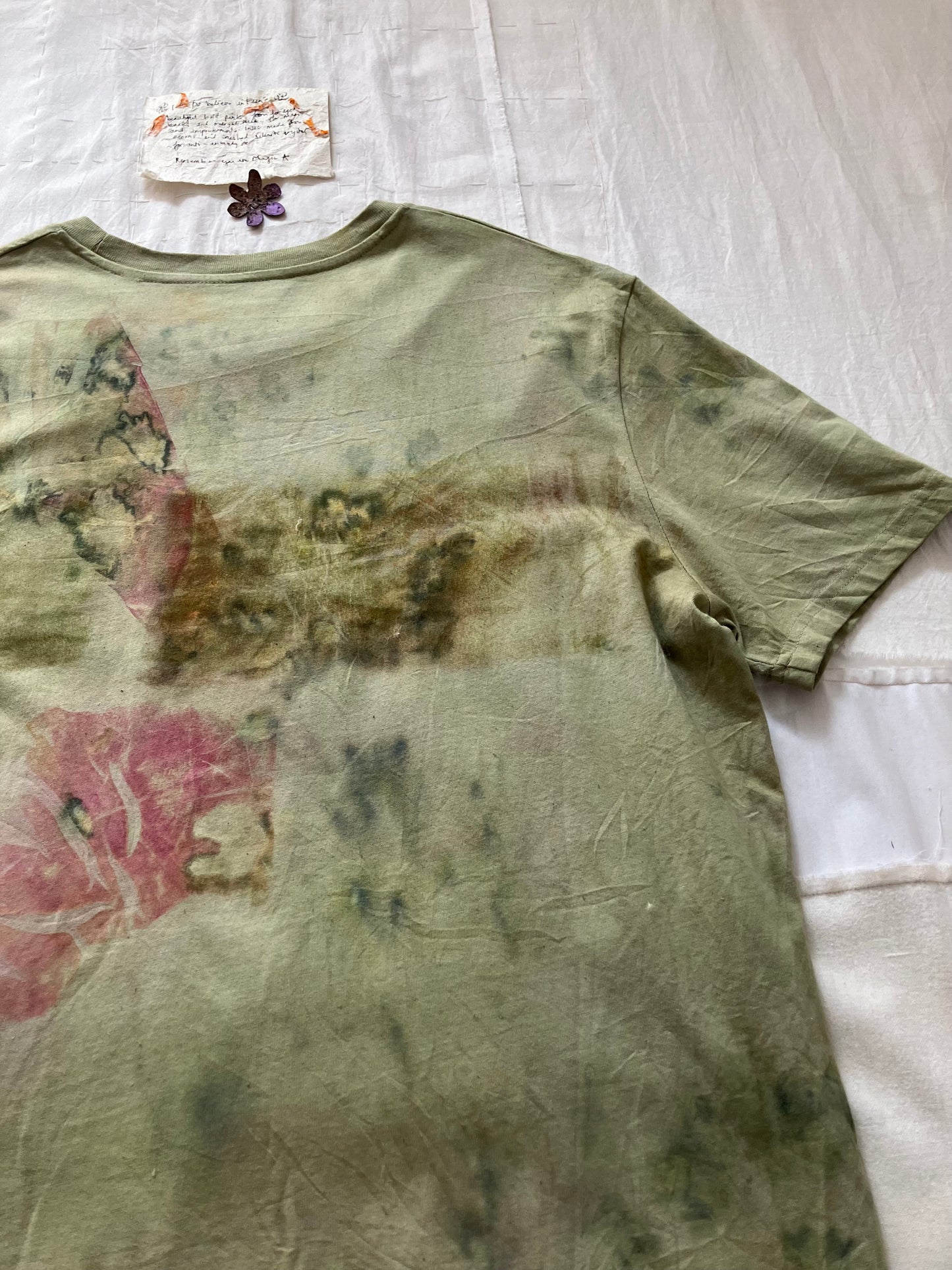 EIRINN HAYHOW - I DO BELIEVE IN FAERIES TSHIRT 4 with bio flower patch