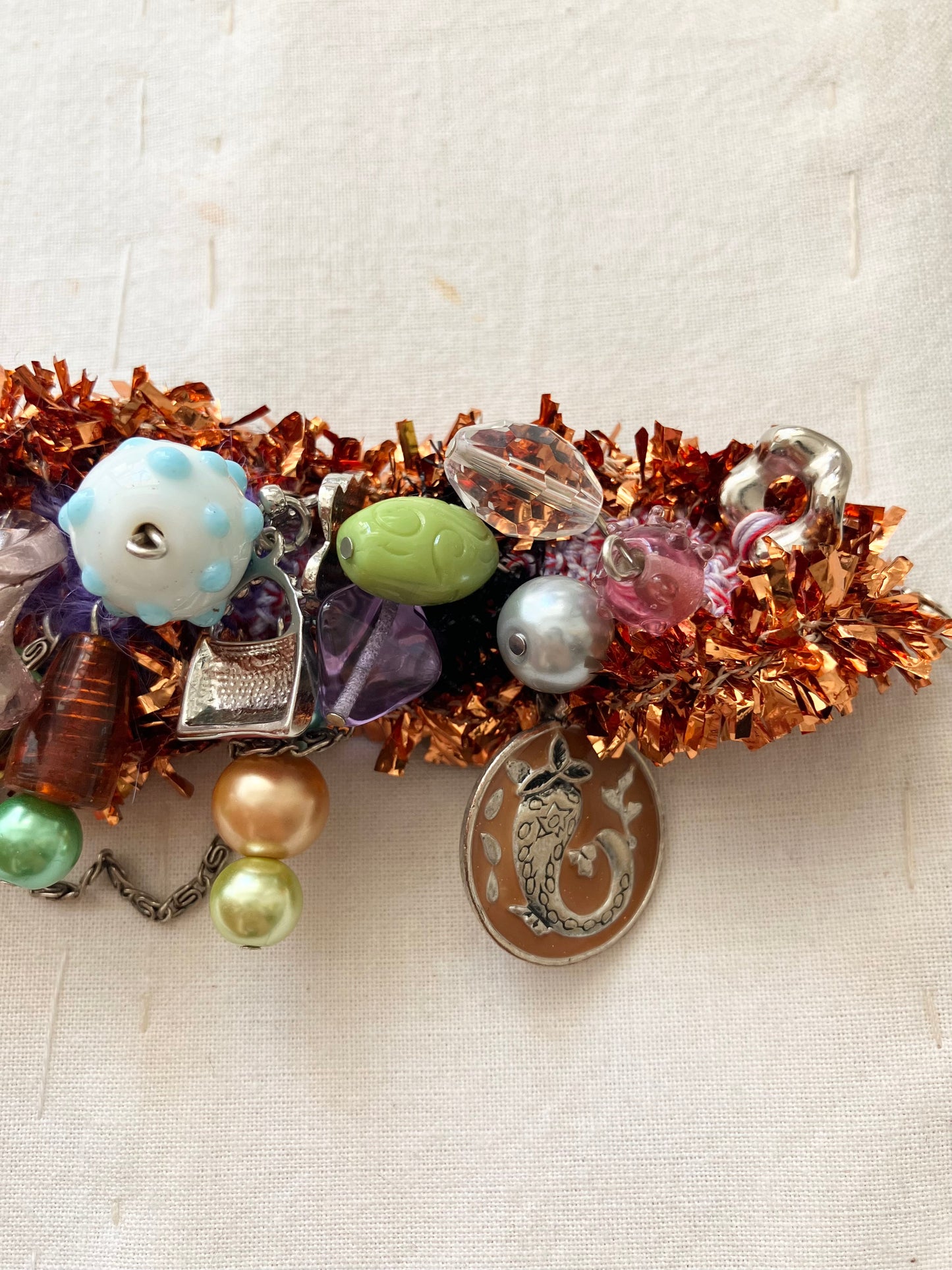 MATHILDE HIRON - Grigri Bracelet in Orange Garland 1