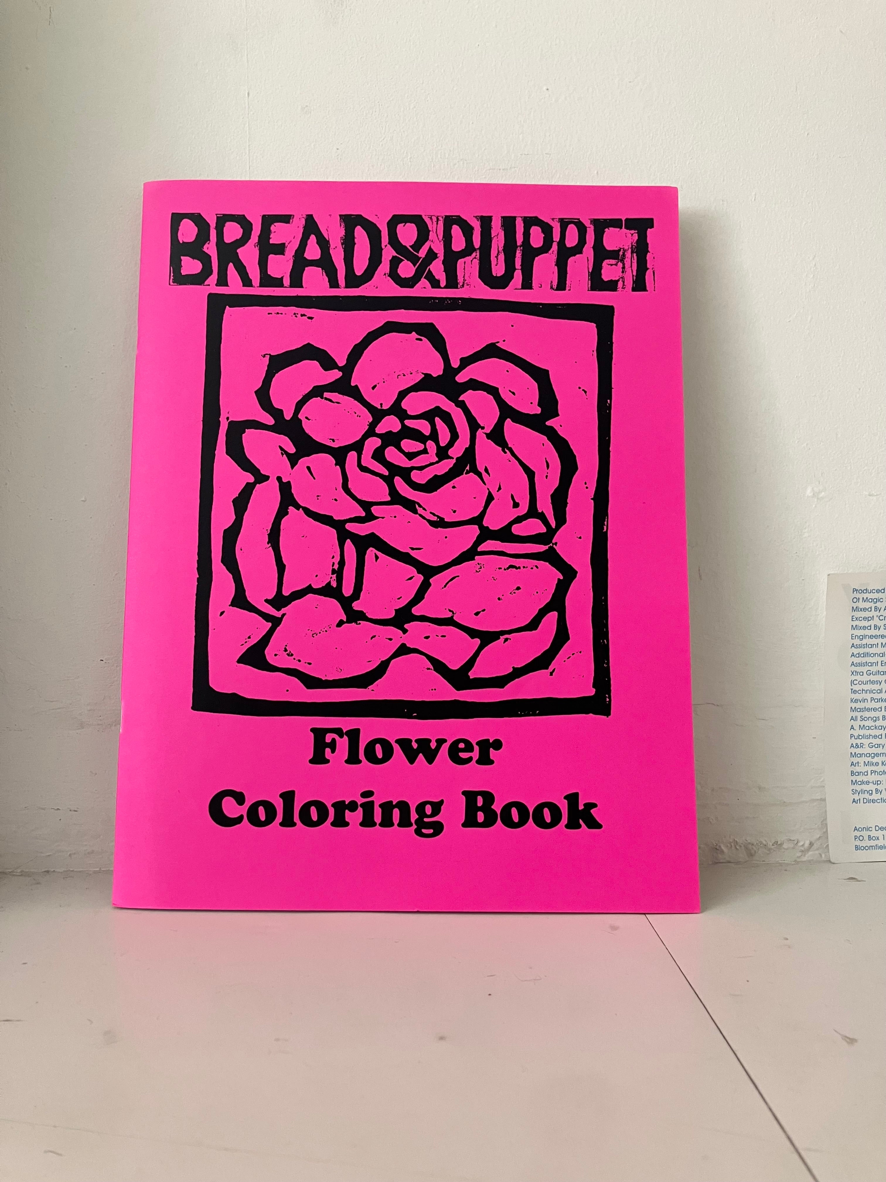 Bread + Puppet Press - Flower Coloring Book – Seasonvoice Online
