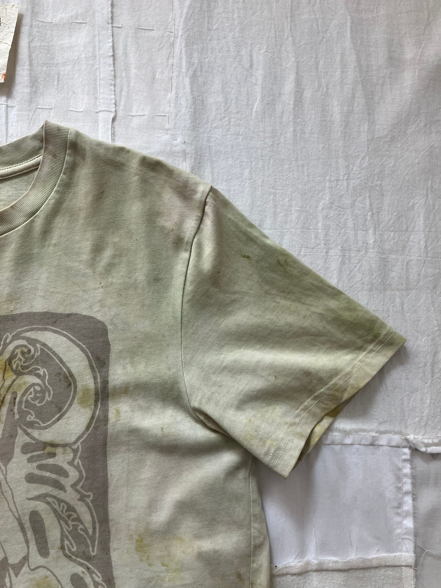 EIRINN HAYHOW - FLOWER FAIRIE WITH MOON AND BUTTERFLY TSHIRT 1 with bio flower patch