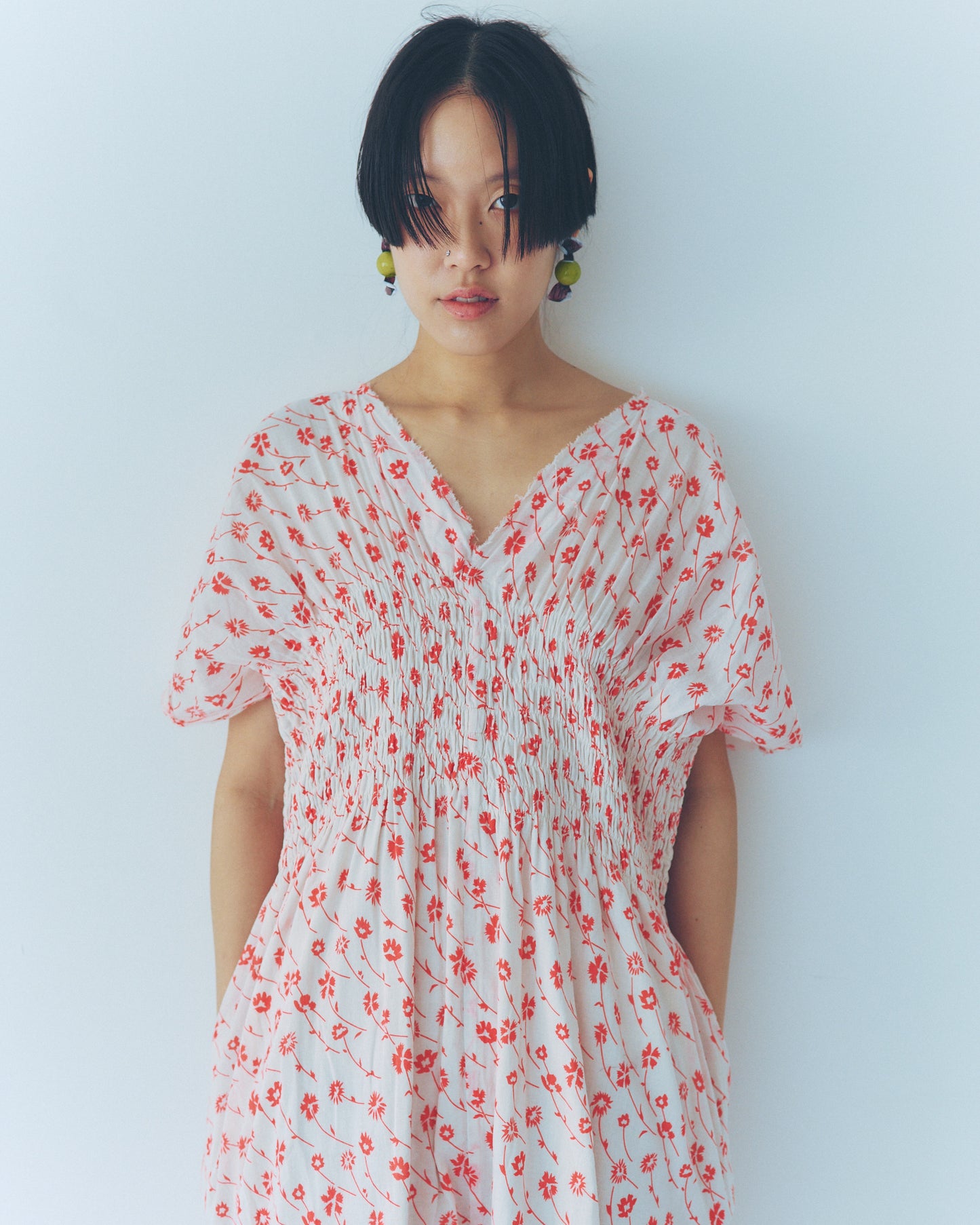 sula - asymmetric moonbeam dress