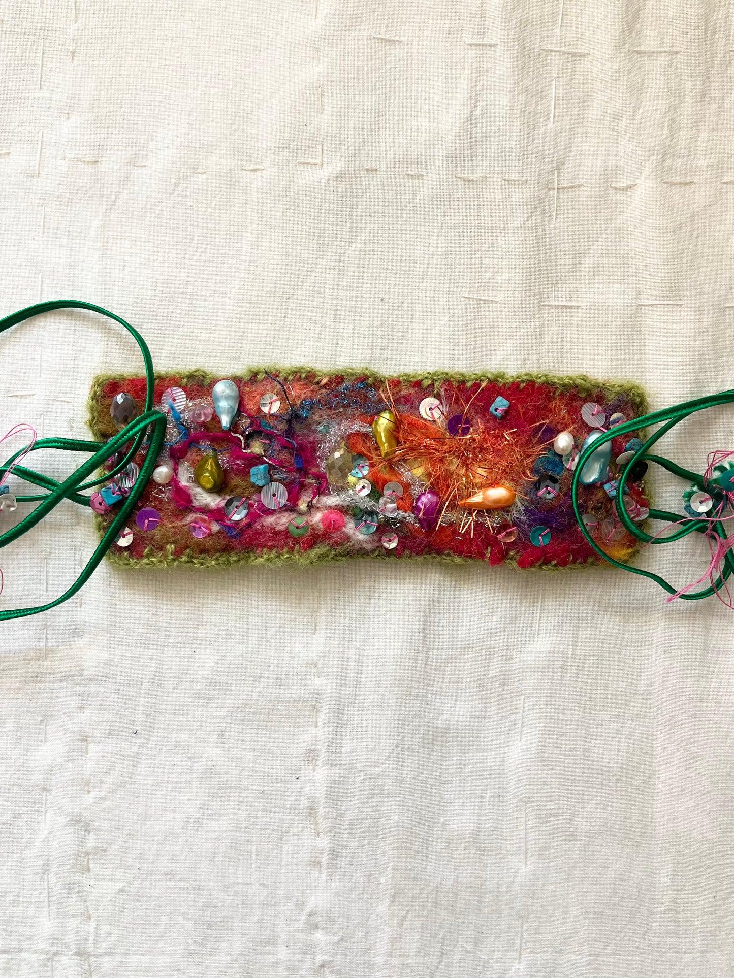 MATHILDE HIRON - Millefiori Felt bracelet 2