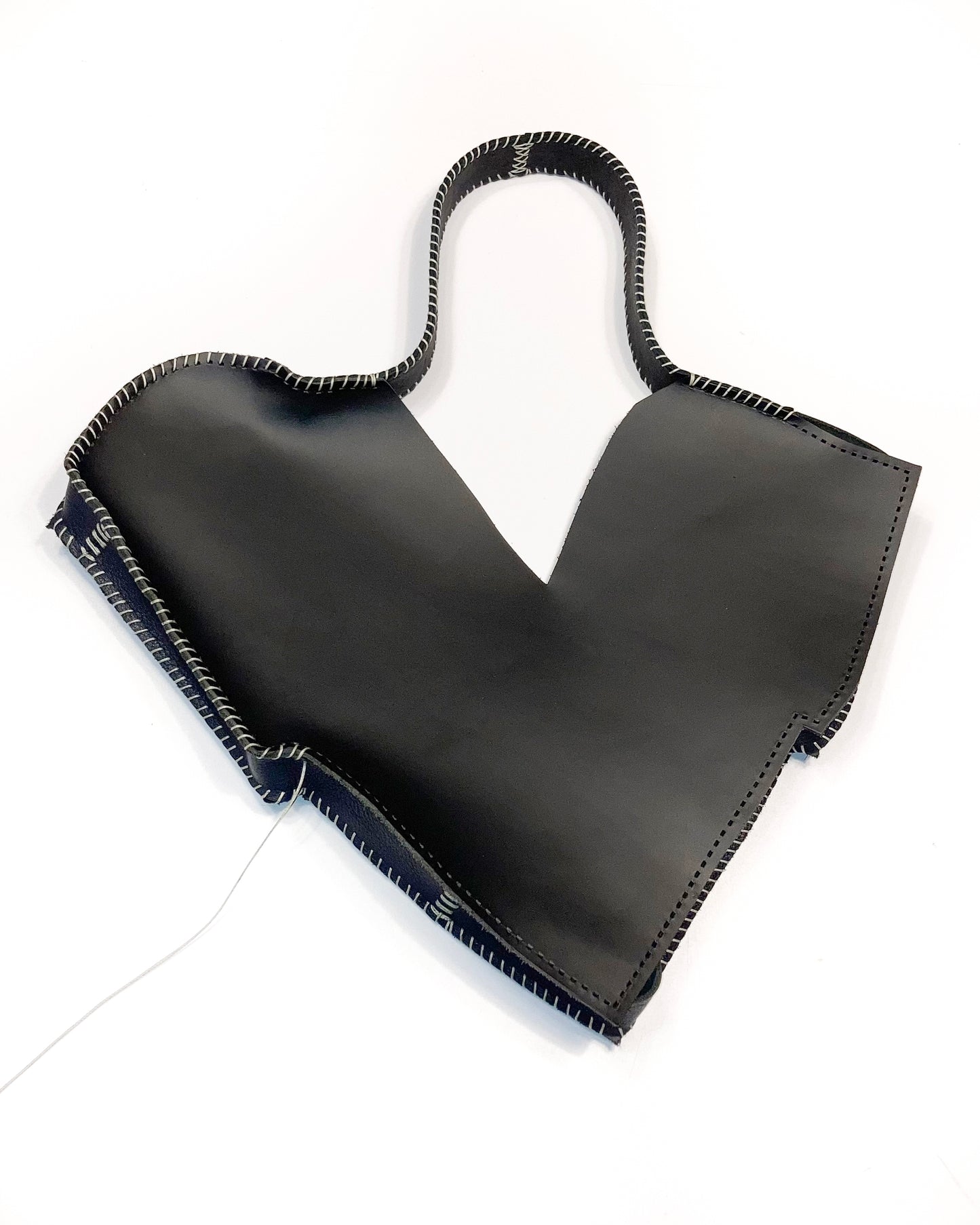 Maribaudi - The Beige Broken Heart Leather Bag