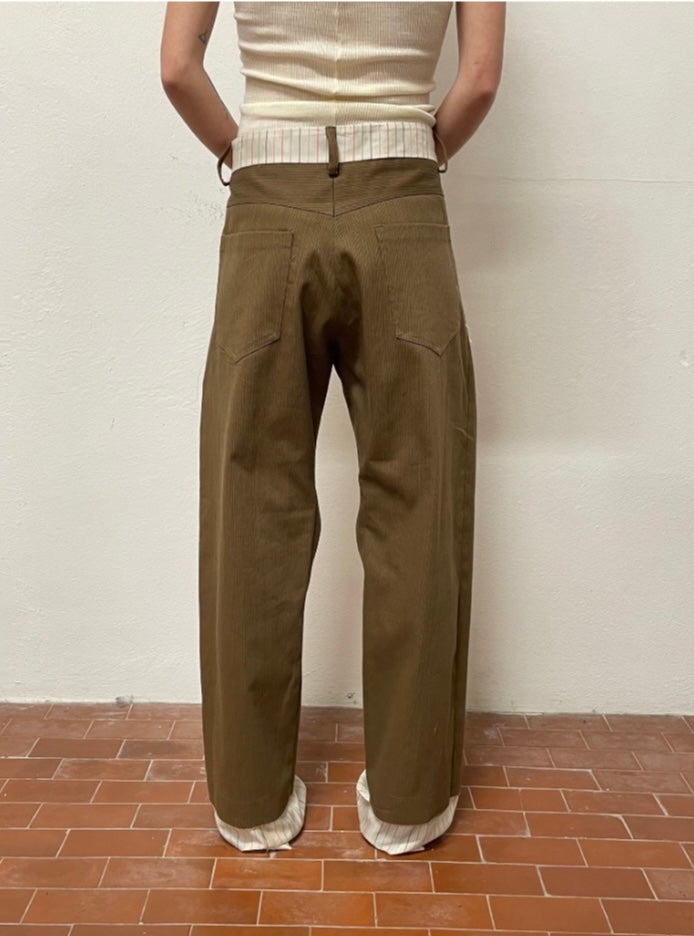 garbage core - FODERAMI TROUSERS