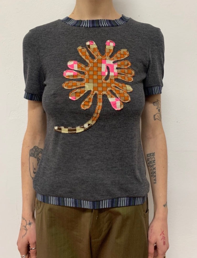garbage core - FIORE T-SHIRT 2