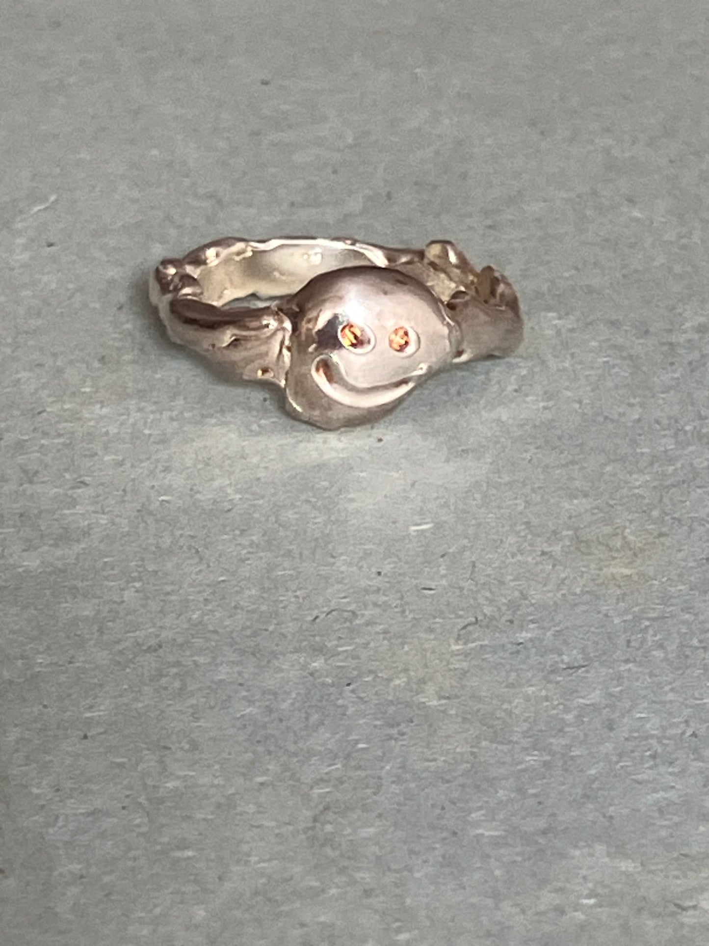 TALANTO - Smiley Smile - Ring 5 - silver