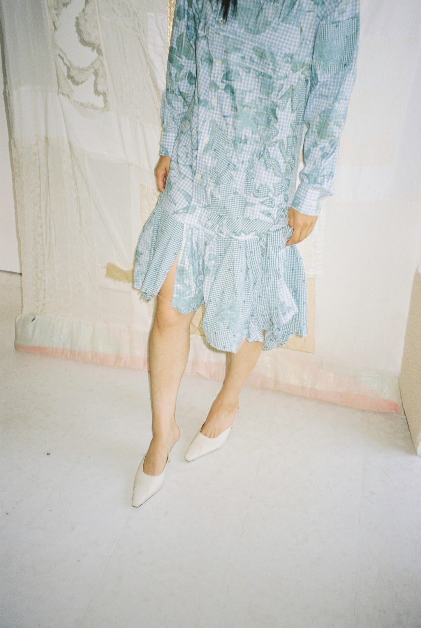 Felix Idle × WATANABE MIKU - Repurposed Button-Up Dress 3