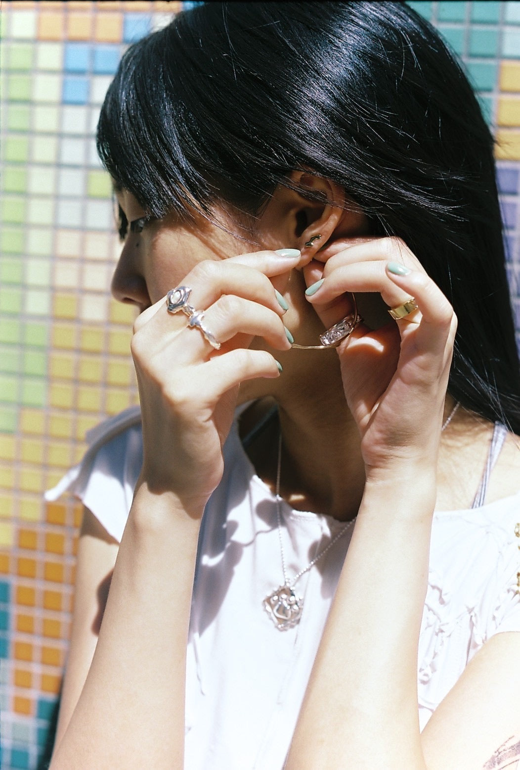 TALANTO - Raindrop Earring & Noseclip - Gold