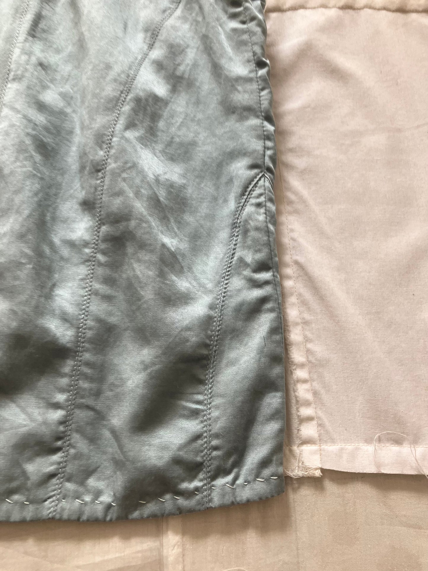 sula - corset top - pearl-blue