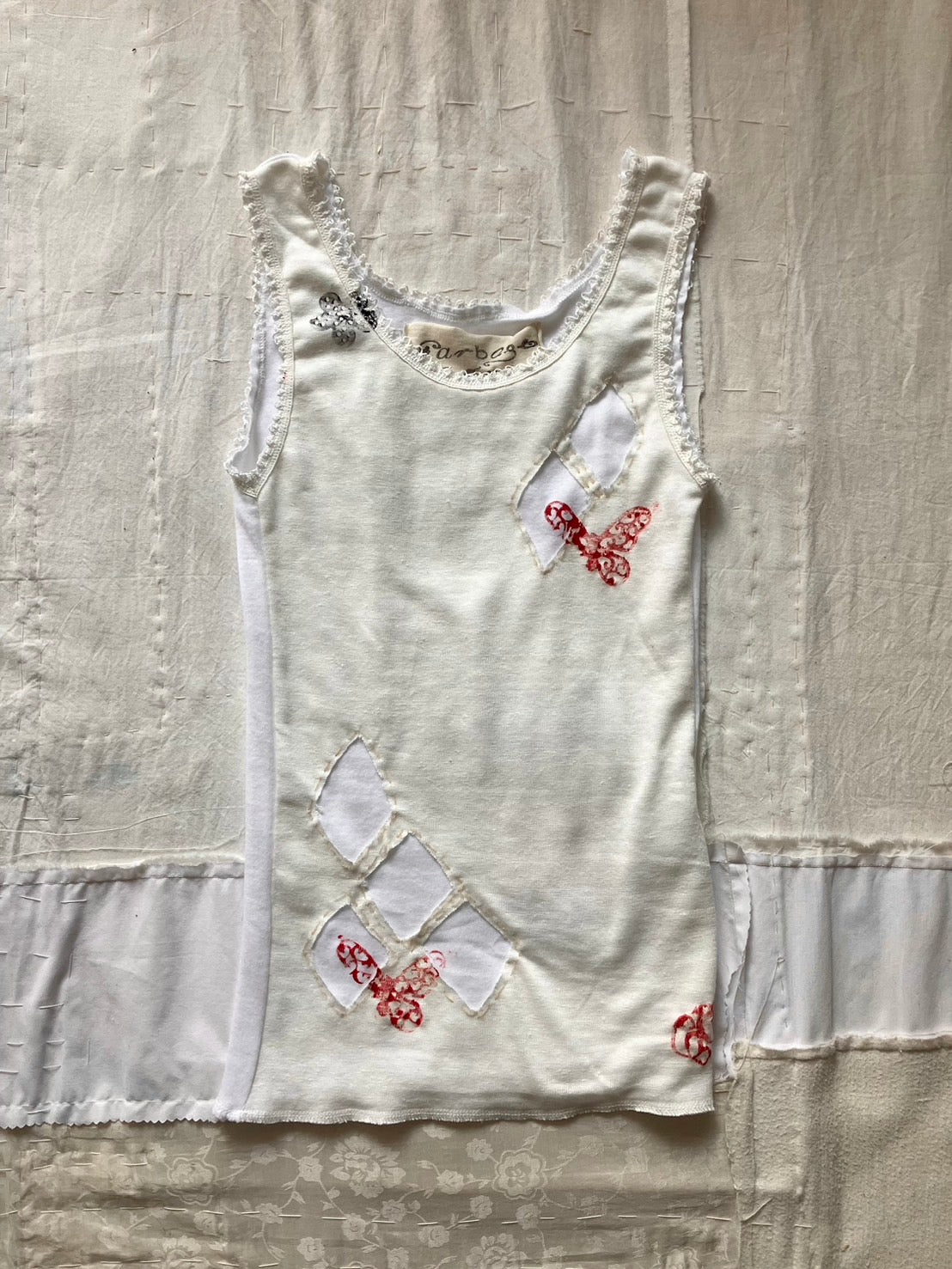 garbage core - STAMP TANK TOP
