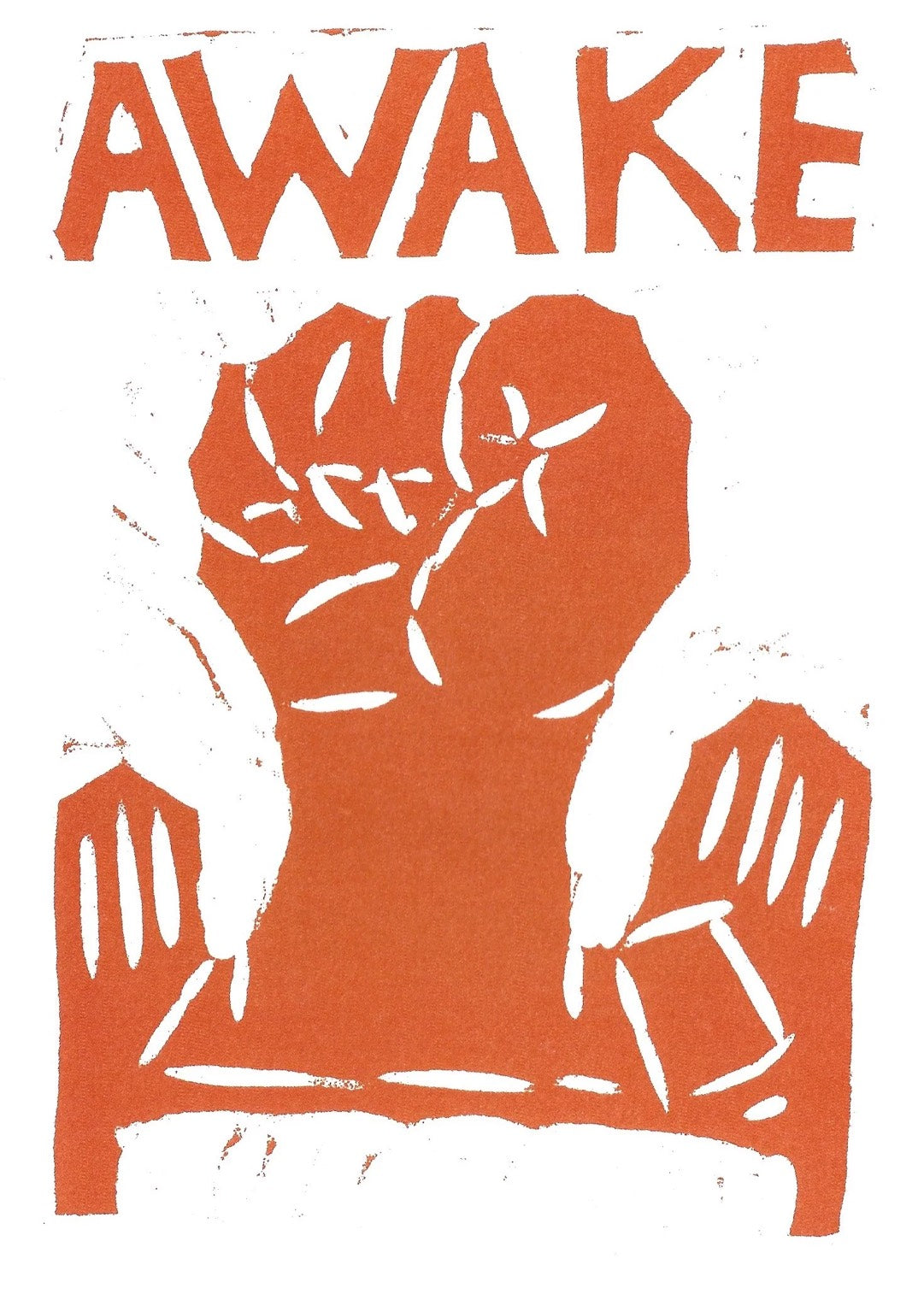 Bread + Puppet Press - Post card - Awake