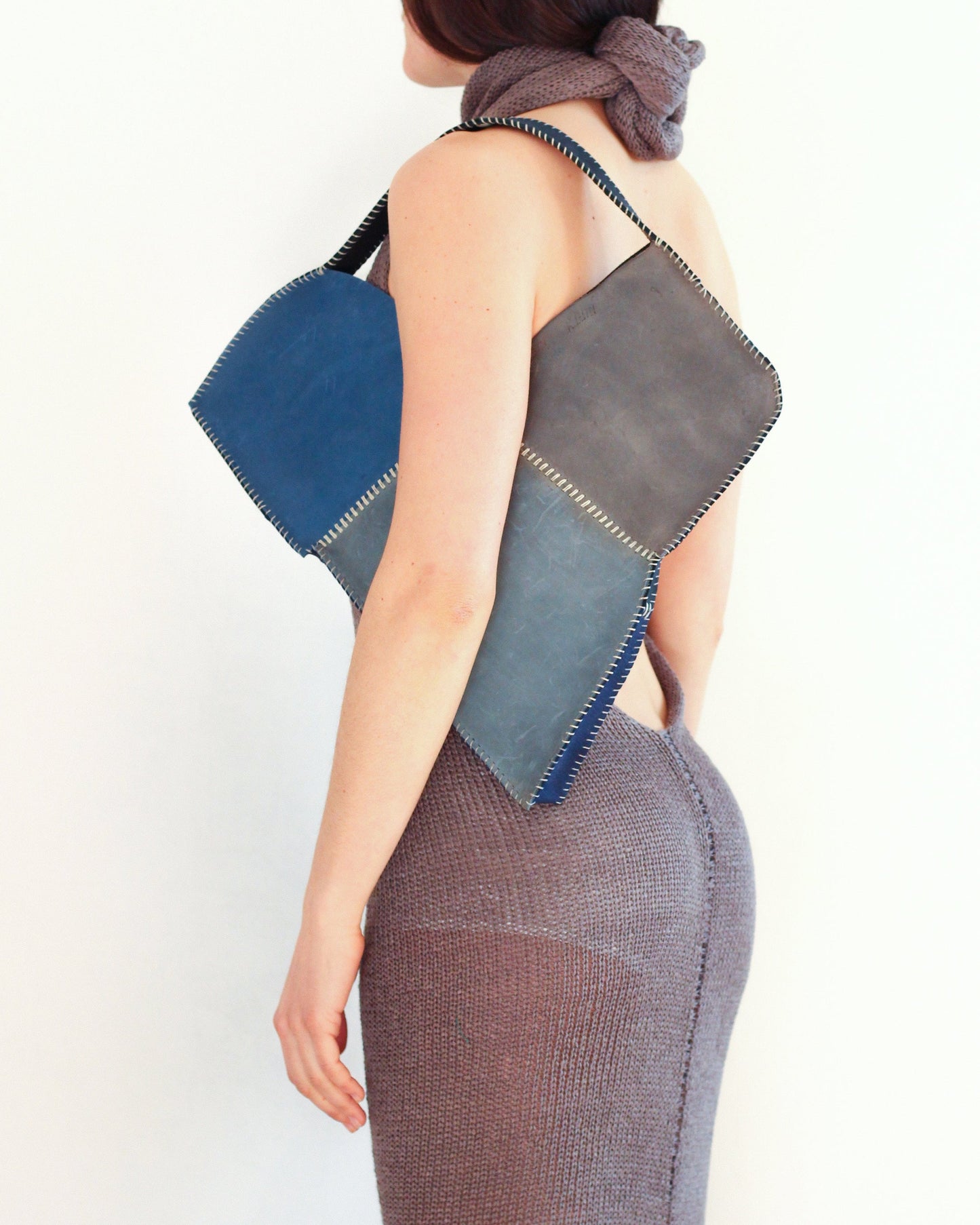 Maribaudi - The Blue Broken Heart Leather Bag