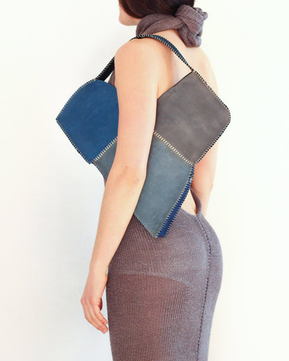 Maribaudi - The Blue Broken Heart Leather Bag