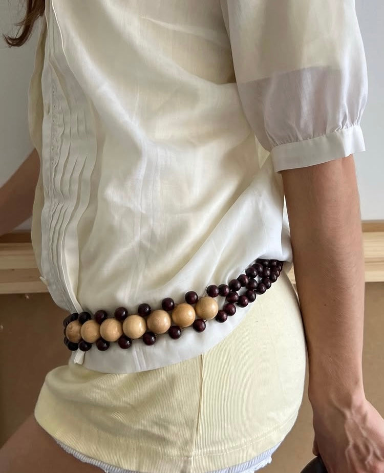 Talina - Leizu belt - brown/natural