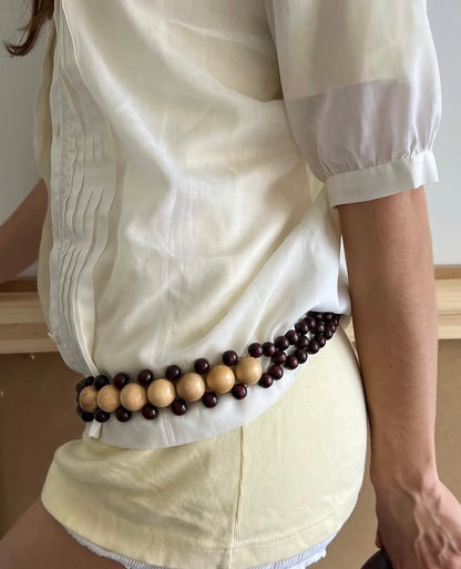 Talina - Leizu belt - brown/natural