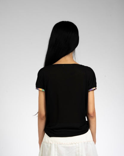 garbage core - Stripes and Flowers Blouse