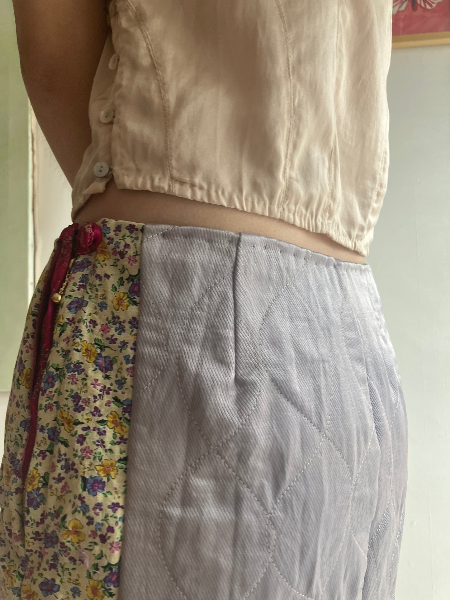 sula - corset - silver peony