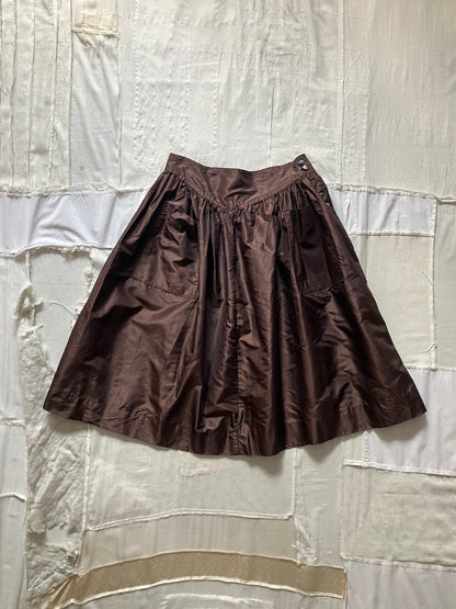 everyone's mother - garden skirt - earth in silk