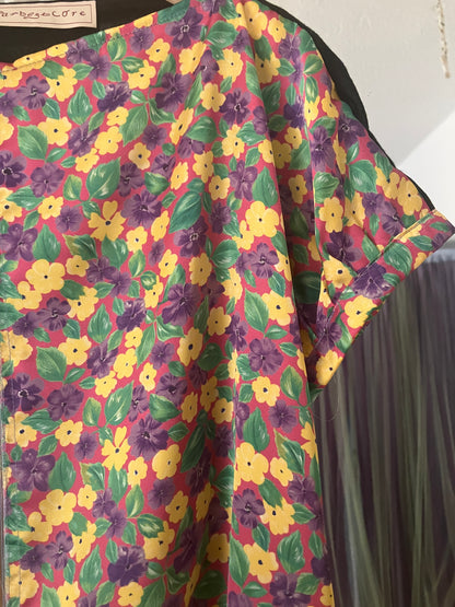 garbage core - Stripes and Flowers Blouse