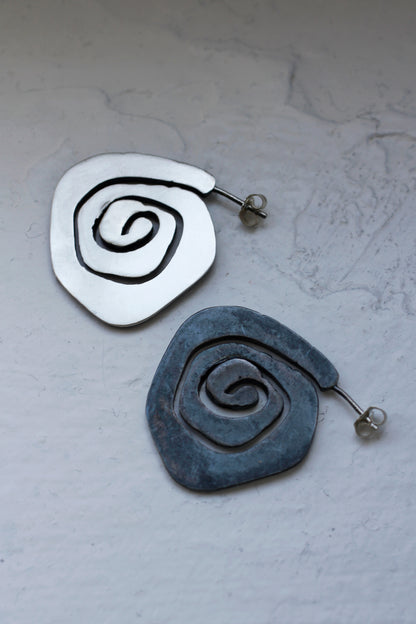 TALANTO - Spinning Around - Earring - Oxidized Edition