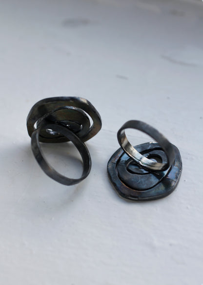 TALANTO - Spinning Around - Ring - Oxidized Edition