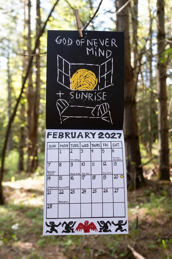 Bread + Puppet Press - 2027 God of Who + What Calendar