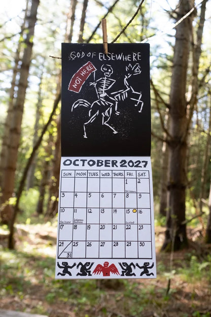Bread + Puppet Press - 2027 God of Who + What Calendar