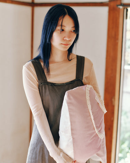 sula - wide strap dress - beluga