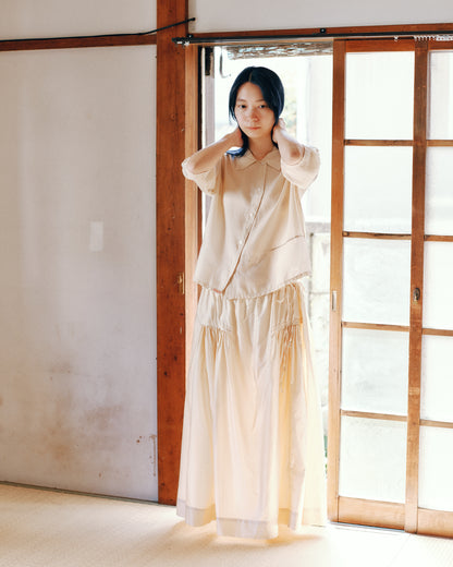 sula - new frida skirt - biscotti