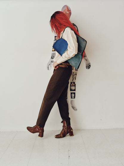 Maribaudi - The Blue Broken Heart Leather Bag