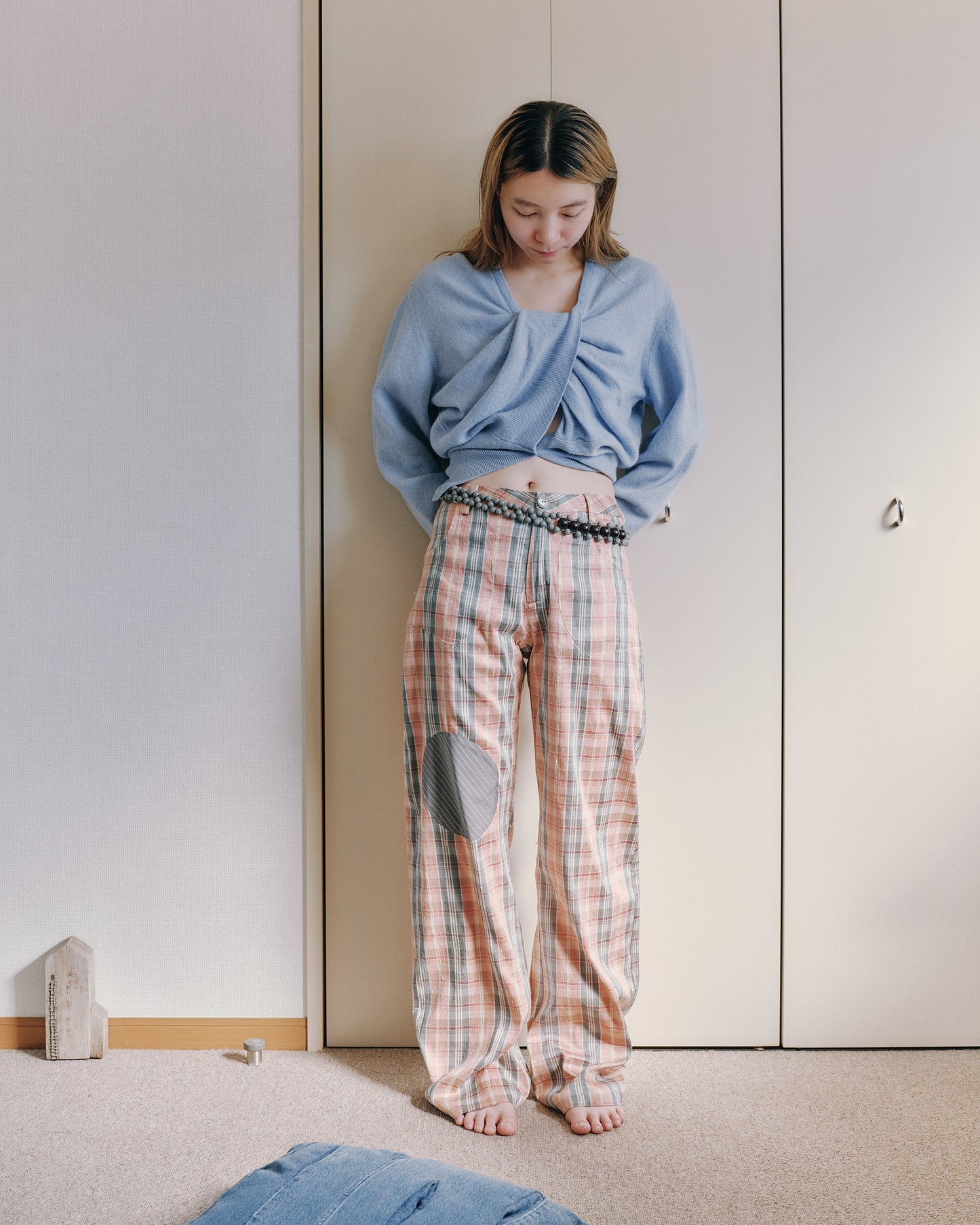 Talina - Leizu belt - grey/black