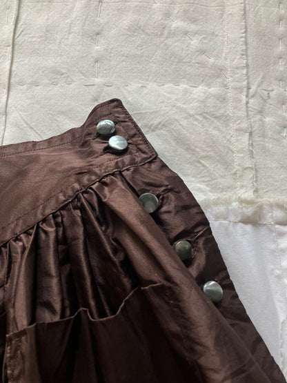 everyone's mother - garden skirt - earth in silk