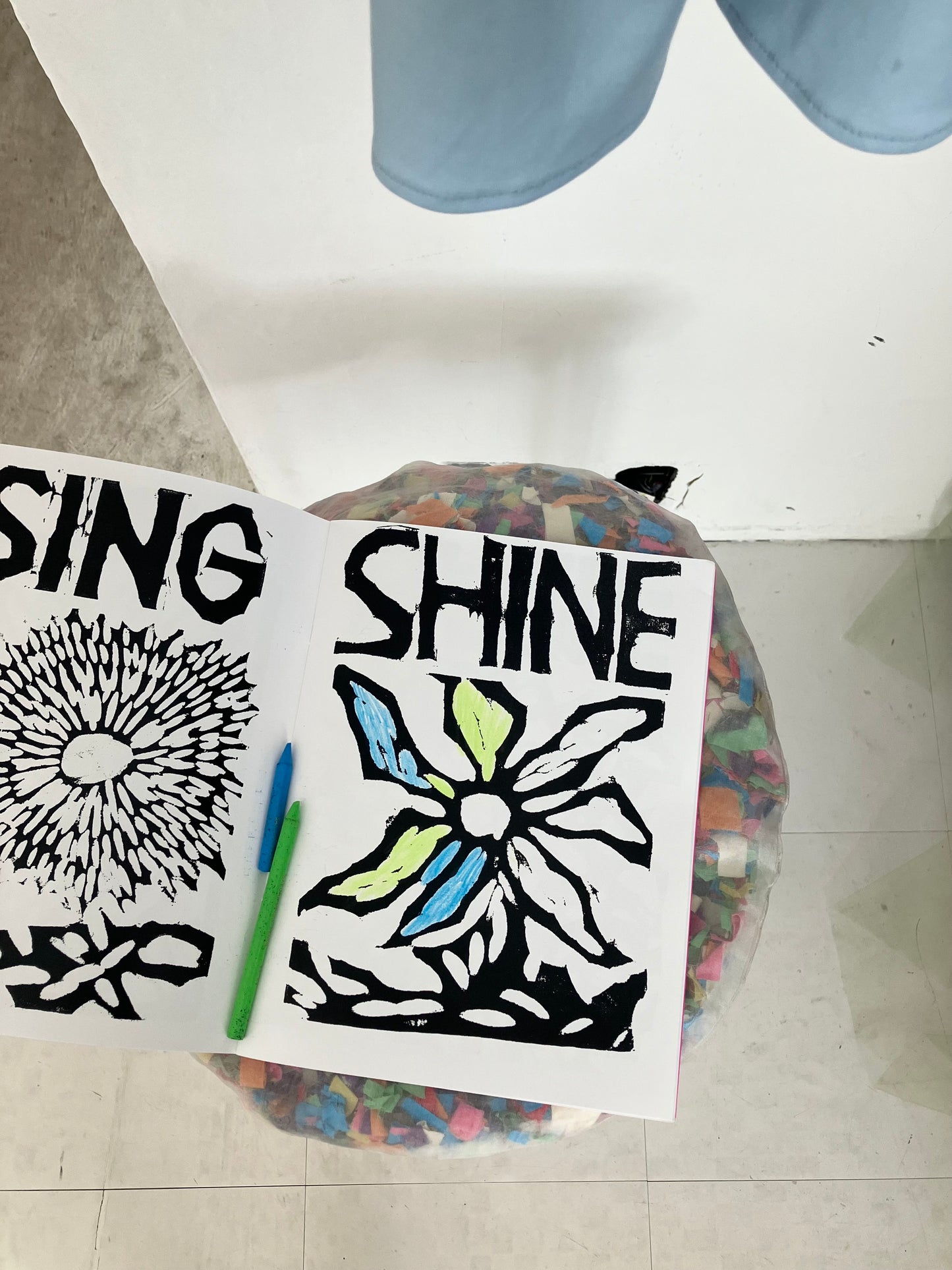 Bread + Puppet Press - Bread and Puppet Flower Coloring Book