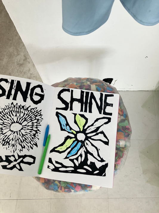 Bread + Puppet Press - Bread and Puppet Flower Coloring Book