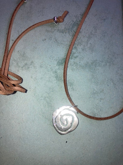 TALANTO - Spinning Around - Pendant Silver × Brown